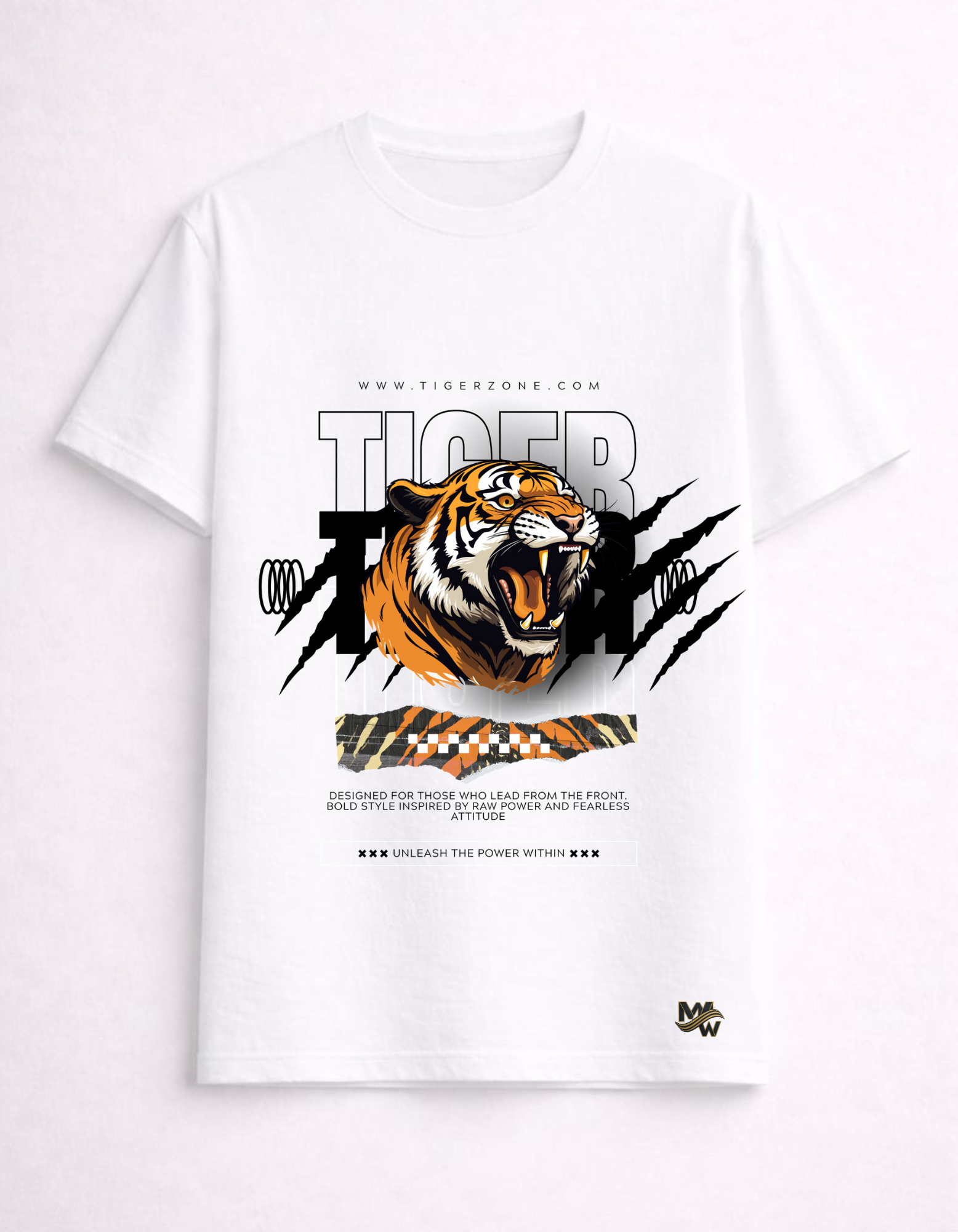 Maar-Wizz I Tiger Zone Alpha Roar Tee