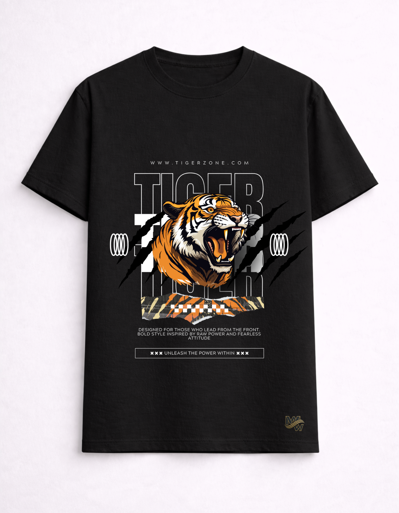 Maar-Wizz I Tiger Zone Alpha Roar Tee