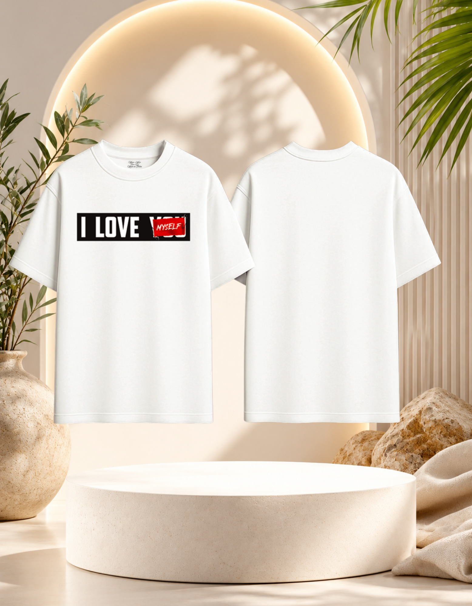 Maar-Wizz | I Love Myself | Oversized Tees (SRW0006)