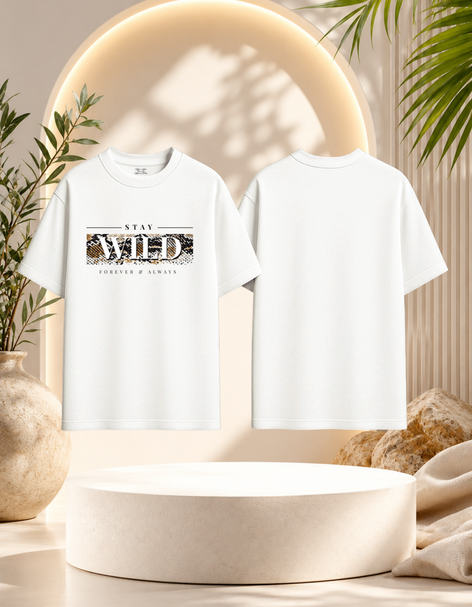 Maar-Wizz | Stay Wild | Oversized Tees (SRW0008)