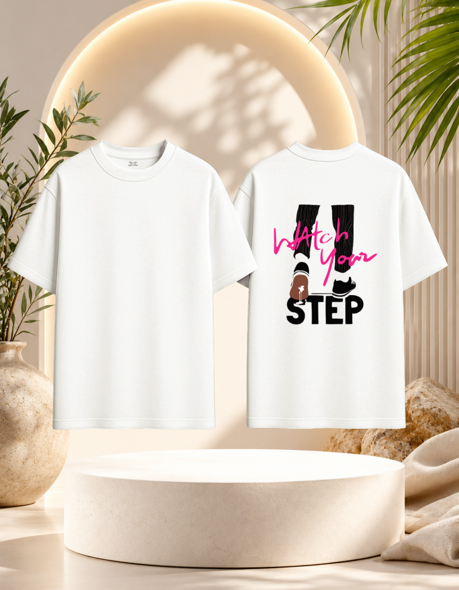 Maar-Wizz | Watch Your Step | Oversized Tees (SRW0013)