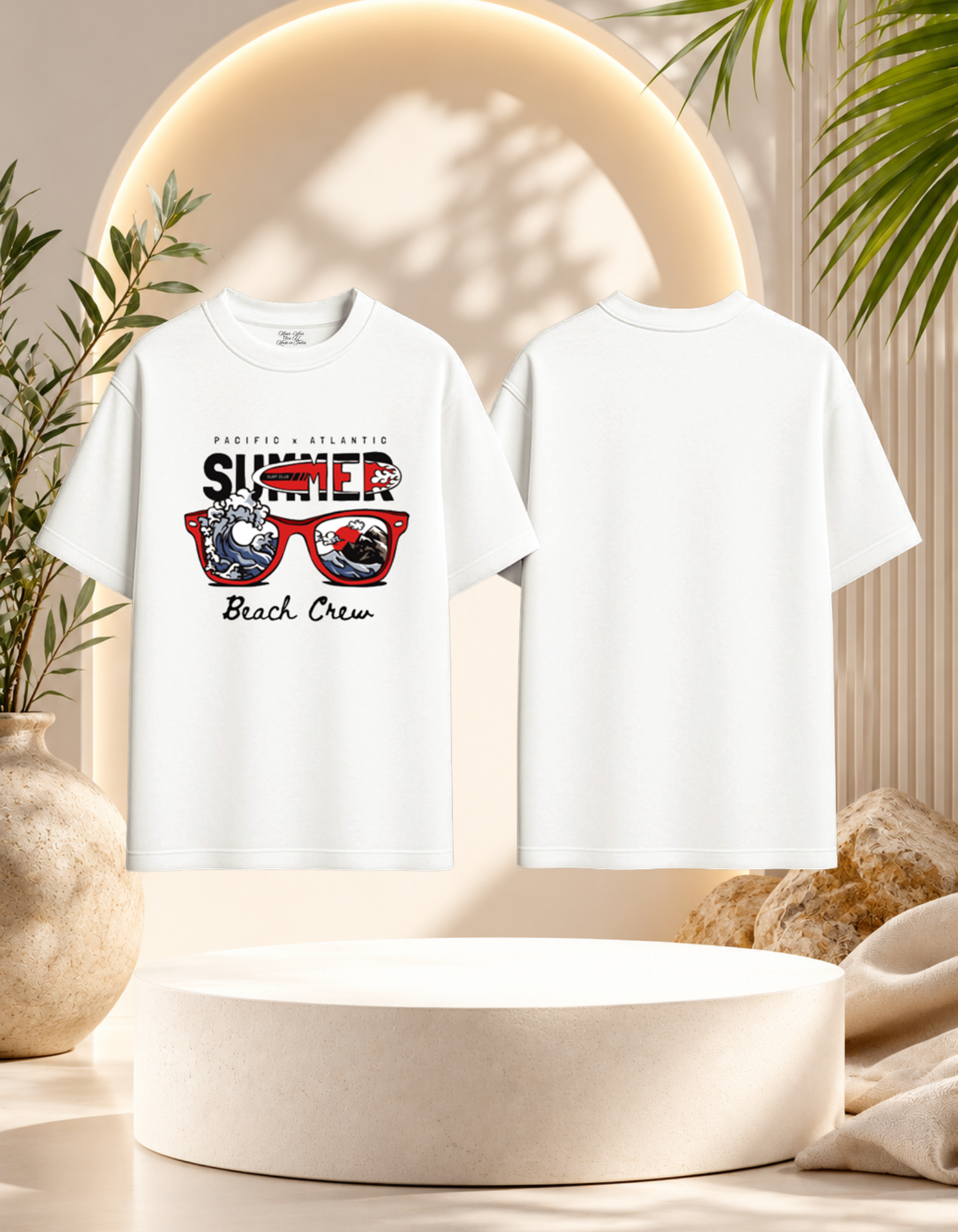 Maar-Wizz | Summer Beach Crew | Oversized Tees (SRW0024)